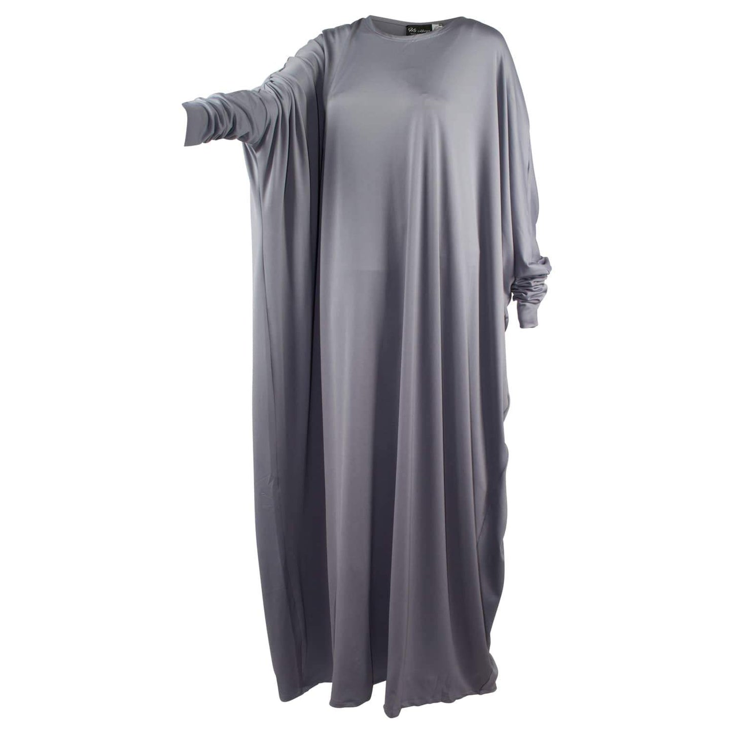 Cloudy Grey x Butterfly Abaya | Modestique