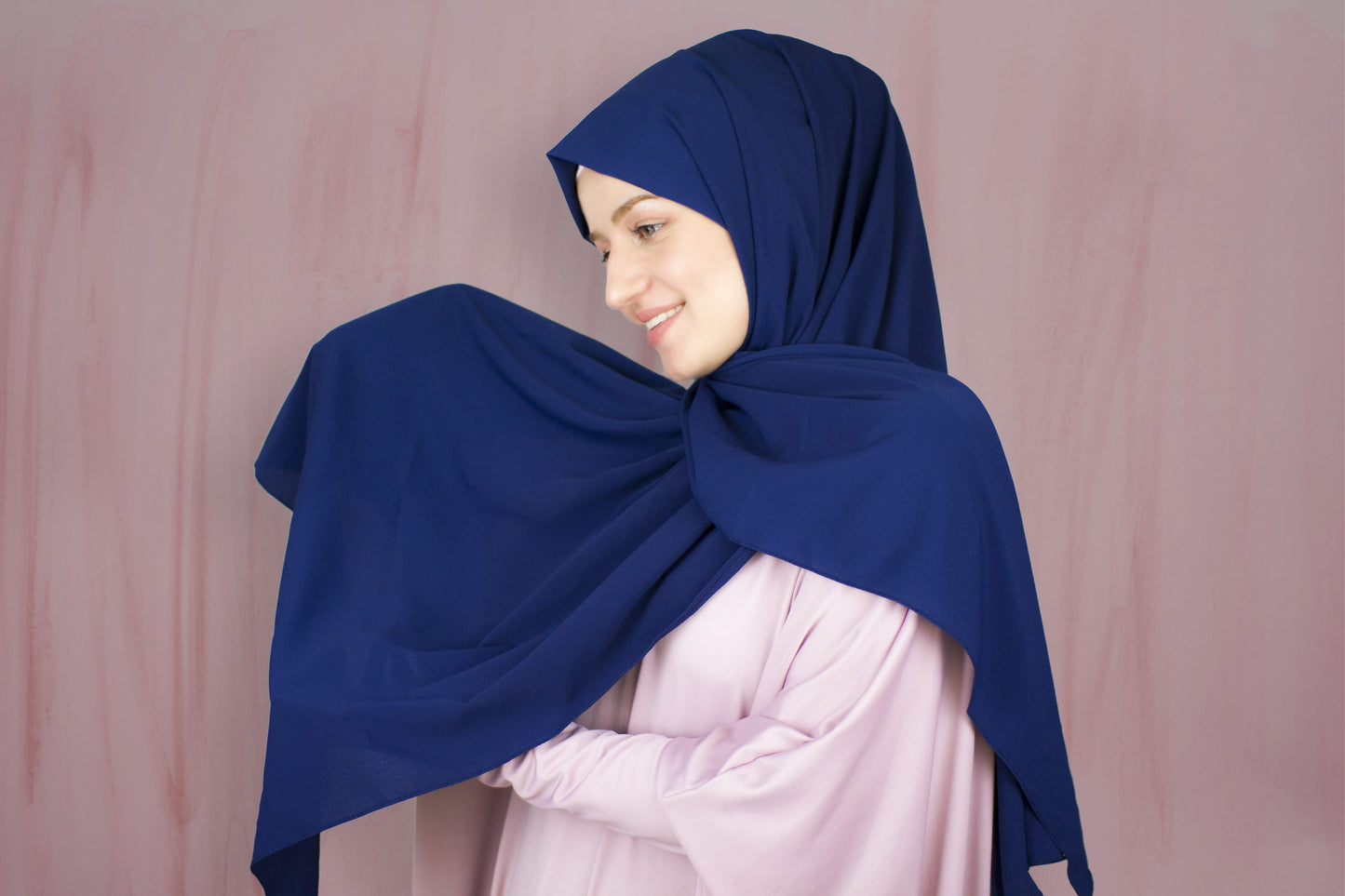 Dark Blue x Rich Chiffon