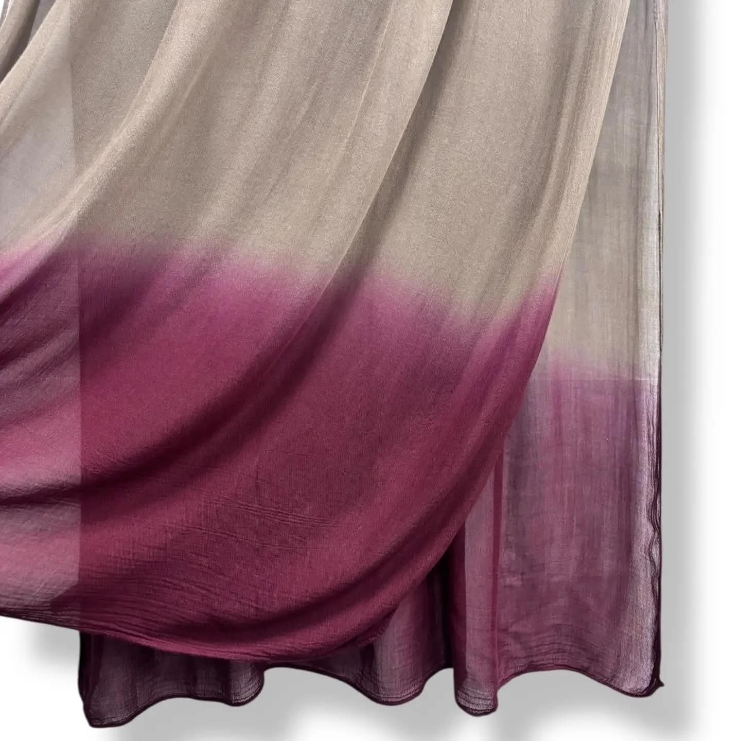 Coffee With Burgundy Ombre
