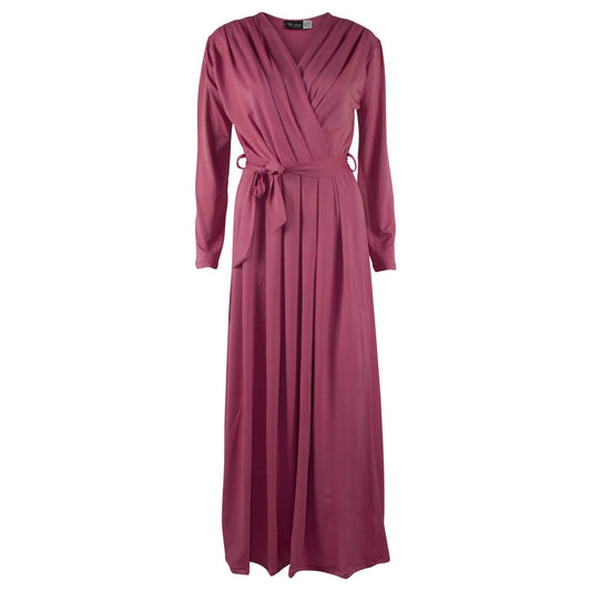 Dusty Pink x Wrap Abaya | Modestique